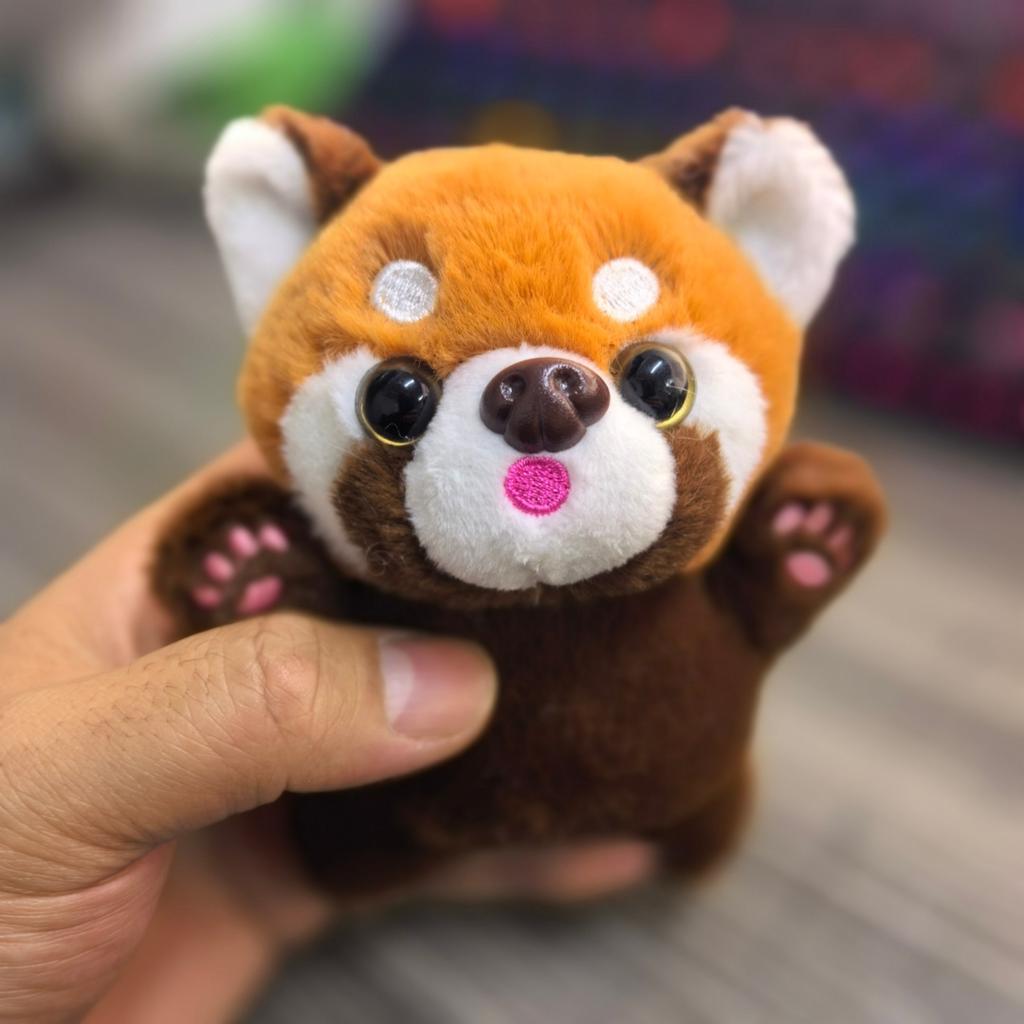 High-Quality Cartoon High-Quality Red High-Quality Panda High-Quality Plush High-Quality Toy High-Quality Pendant High-Quality Little High-Quality