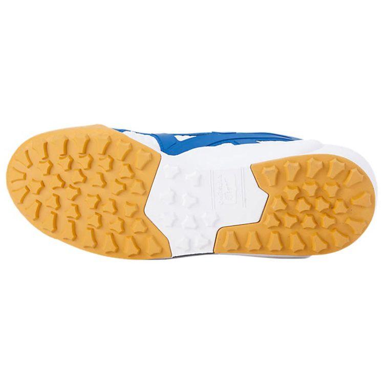 ONITSUKA TIGER Unisex White Blue Knit Trainer Anti Slip Wear Resistant Lightweight Mid Top Casual Shoes 1183A418-100