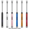 Kitchen Usb Electric Arc Lighter Rechargeable Windproof Bbq Flameless Plasma Candle Long Lighters Hose Gas Stove Ignition Gun