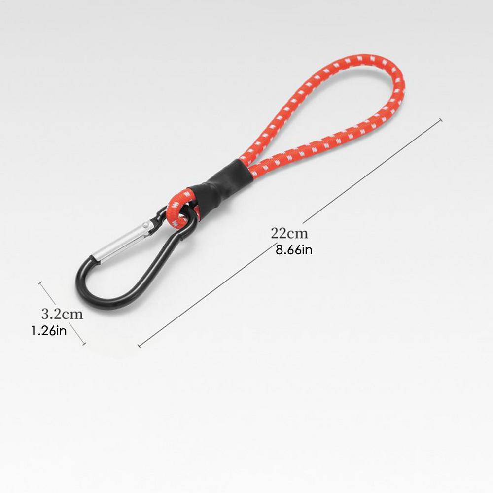 

Cords With Carabiner Hooks Outdoor Carabiner Cords With Hooks Stretchy Camping Tent Fastening Tool For Hiking Mountaineering красный