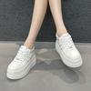 Thick-soled Autumn New High-value Small Leather Sports and Leisure Shoes