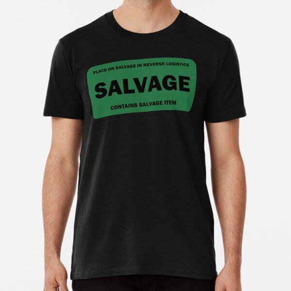 Contains Salvage Item Team Member Premium T- S to 5XL Made in the AU/USA T-Shirt
