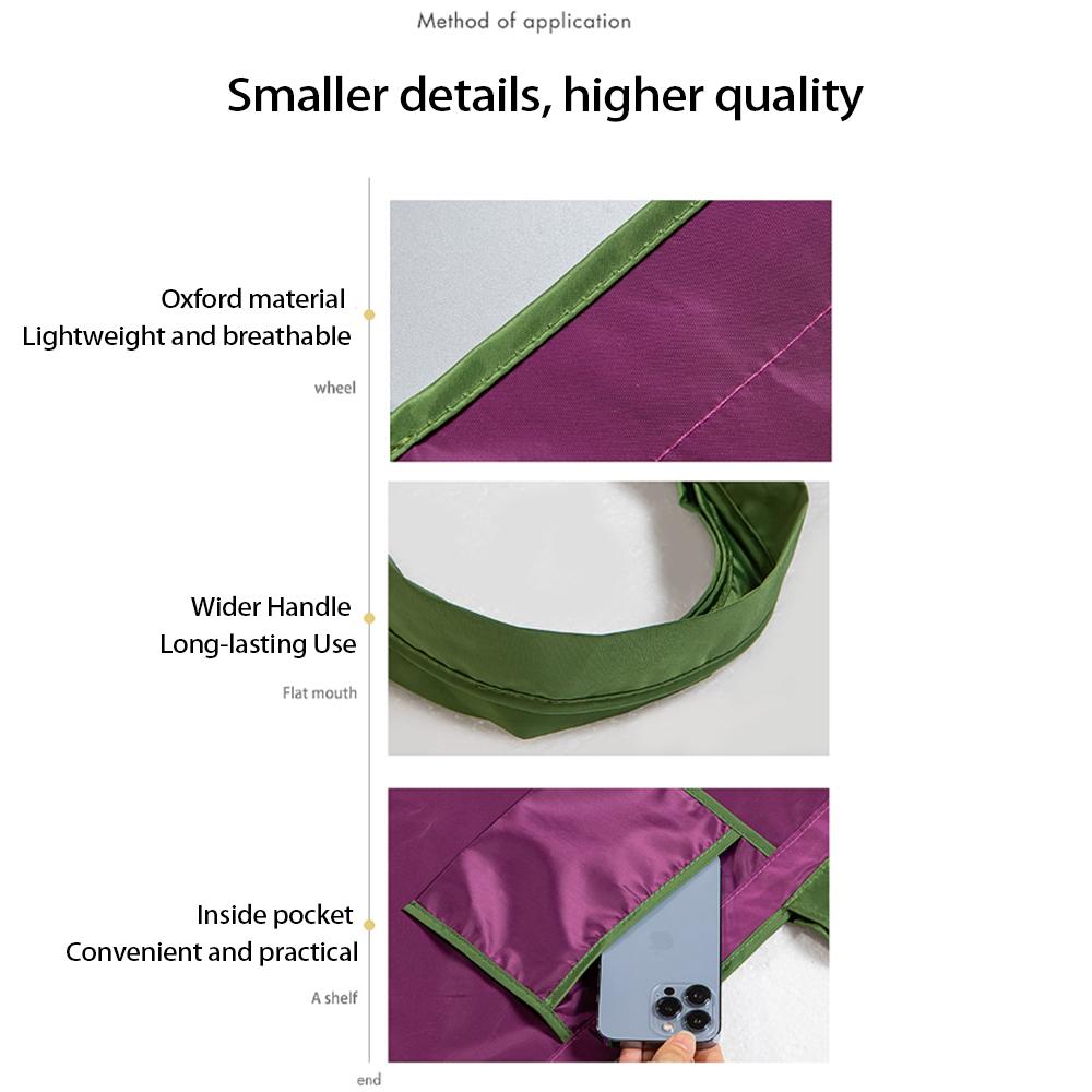 Eco-Friendly Large Waterproof Foldable Drawstring Shopping Shoulder Bag