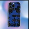 Autism Support Puzzle Pattern Phone Case For iPhone 16,15,14,13,12,11 Plus,Pro,Max,XR,XS,X,Plus,SE,Mini Transparent Soft Cover