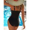 Plus Size Colorful Striped One-piece Swimsuit - Sexy, Slimming & Conservative