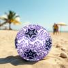 1PC Purple Floral Galactic Star Kaleidoscope Soccer Ball Size 5 Football Machine Sewn Indoor/Outdoor Universal Football A40