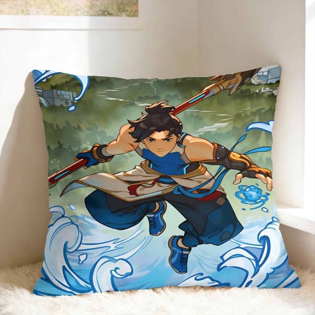 O-OverwatchES Pillow Case Square Pillow Cover Cute Funny Cushion Cover For Sofa Couch Bed Living Room
