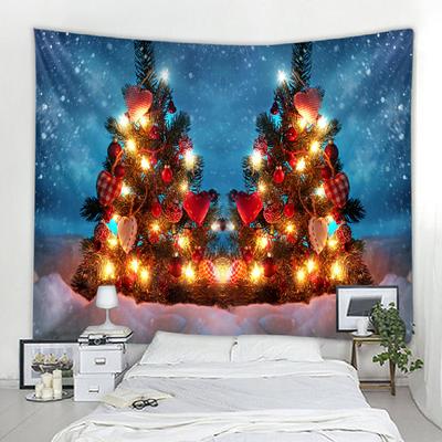 Santa Claus Decoration Tapestry Home Decor Tapestry Mandala Boho Hippie Wall Tapestry Christmas Party Background Tapestry