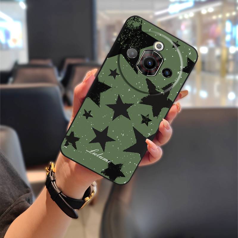 Shockproof Silicone Phone Case For ZTE Nubia Focus Pro 5G TPU Waterproof Graffiti Phone Pouch Anti-knock Full Wrap Cute