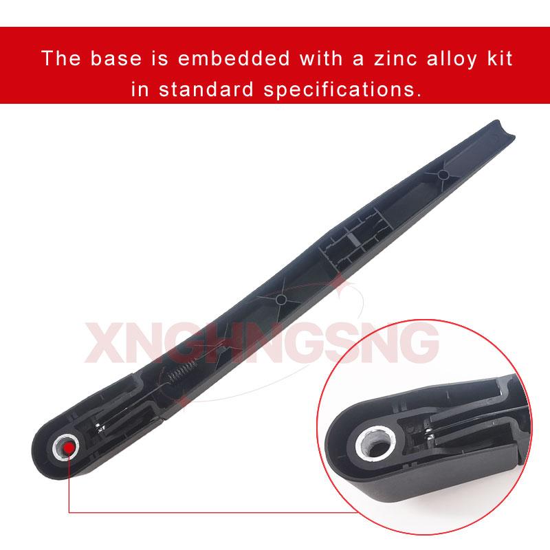 Premium Natural Rubber Boneless Rear Windshield Wiper for Assembly for BYD Seal U/Song Plus EV