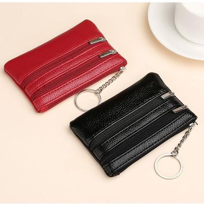 For Girls Multilayer PU Leather Women Coin Purse Card Holder Small Purse Wallets Korean Money Bag