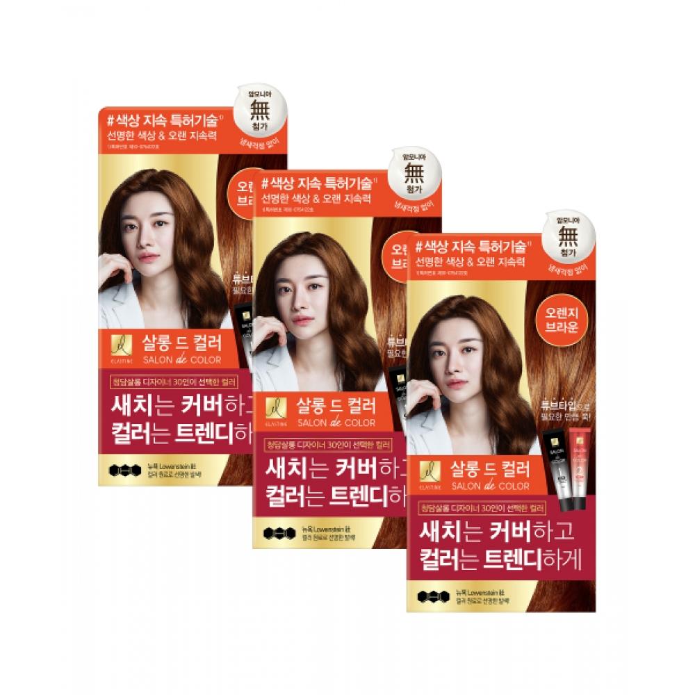 Elastine [optional] Salon De Color Hair Dye 100g X 3
