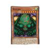 Yu Gi Oh Card Knitted Blankets Flannel Blue Eyes White Dragon Anime Cartoon Super Warm Throw Blankets for Bedroom Sofa Bedspread