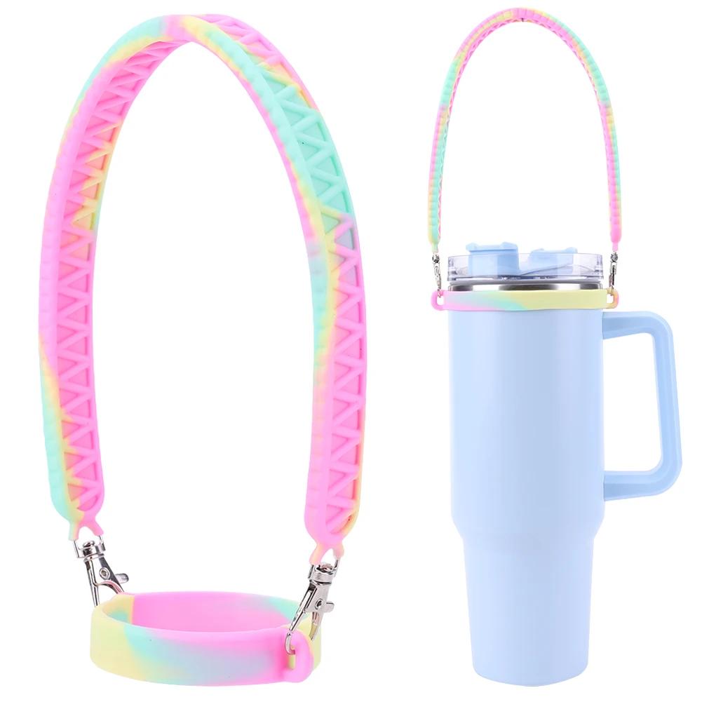 Silicone Cover for Stanley Cup Accessories 30/40oz Tumbler Water Bottle Protective Bottle Boot Sleeve & Straw Cover Cap