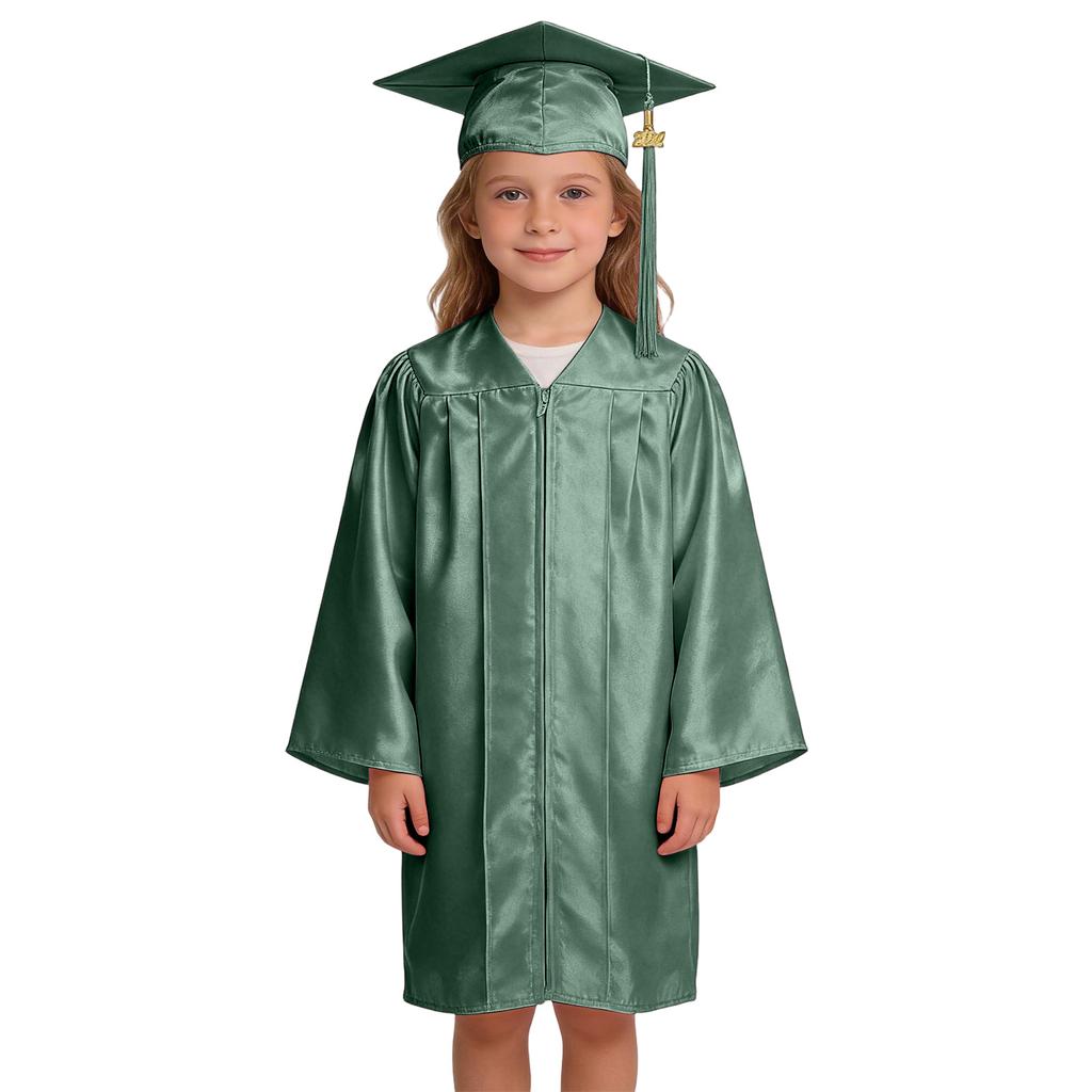 Conjunto de Roupa de Formatura Infantil da Moda, Roupa para Fotografia de Jardim de Infância, Novo Chapéu de Doutor e Toga de Formatura 2026