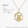 Disney Winnie the Pooh Pendant Silver with Yellow Gold Cubic Jewelry Special VPCDS20316 Necklace, Plating, Zirconia, Honey, Gift, Case,