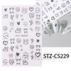 Nail Art Stickers Ins Cartoon Cute Puppy Bunny Niche Adhesive Nail Stickers