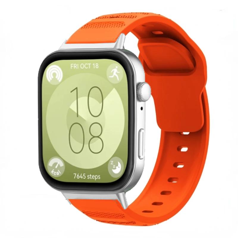 Silicone Strap For Huawei Watch Fit 3 Smartwatch Soft Breathable Bracelet Wristband for Huawei Watch Fit 3 Replacement Correa
