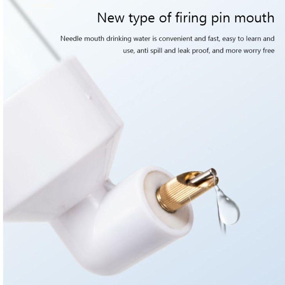 Hangable Birds Water Dispenser Firing Pin Pet Birds Water Bottle Birds Drinking Fountain  Mynah