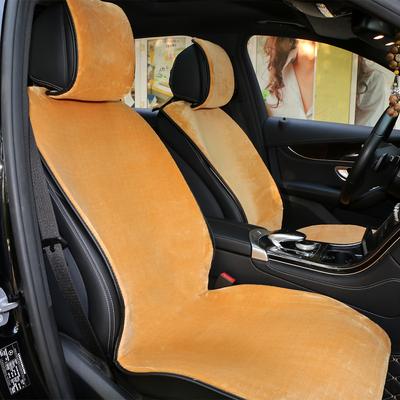 1 Parça Kısa Peluş Araba Koltuğu Kapağı Ön Kış Yapay Yün Otomobil Koltuk Minderi Rahat Sıcak Otomatik Pelerin