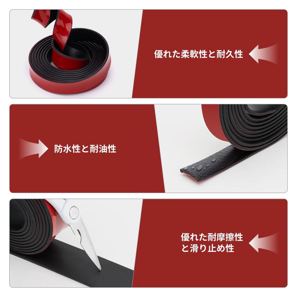 NBR Rubber Rubber Vibration Absorbing Rubber Shock Absorbing DIY Rubber Sealing Adhesive Rubber Rubber Strip Thick x 40mm Wide x 3m Sheet, Roll, Mat,