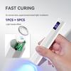 Portable USB Rechargeable 180mAh Lampa UV LED Nail Lamp for Manicure Curing Light White