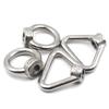 1-3pcs 304 Stainless Steel Ring Eye Nuts Triangle / Round Ring Eye Lifting Nuts M3-M30