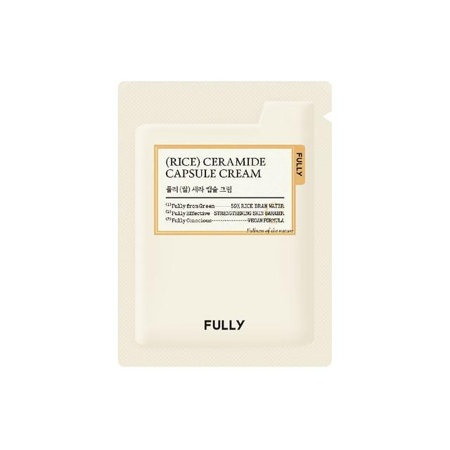 FULLY Капсульный крем с рисовым церамидом в саше 2ml