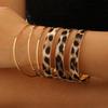 Bohemian Ethnic Gold & Silver Bangle Set - Ancient Western Style Jewelry