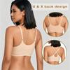 Nahtloser kabelloser Tank-Sport-BH für Damen, europäische Größe, weiche Gelee-Passform, Komfort, tägliche Intimwäsche