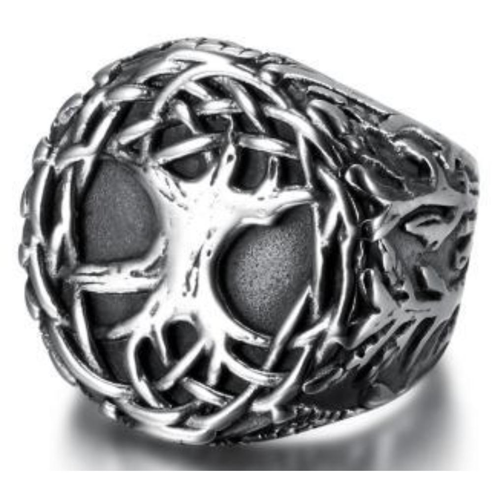 Nordic Vintage Ring Titanium Steel Rust Free Fashion Jewelry for Women Men Trendy Accessories