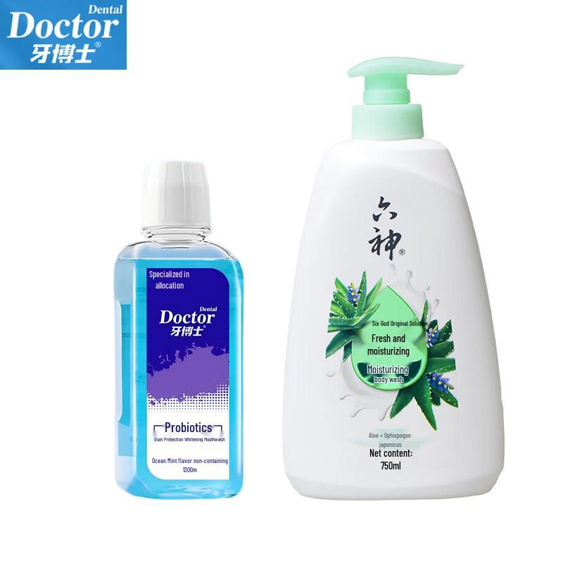 Dr. Dental Probiotic Mouthwash  LS Moisturizing Body Wash Set