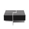Coffee Table High Gloss 4 Drawers Modern Coffee Table Sofa Table Side Table Tea Table, Office, Reception, Up To 30KG
