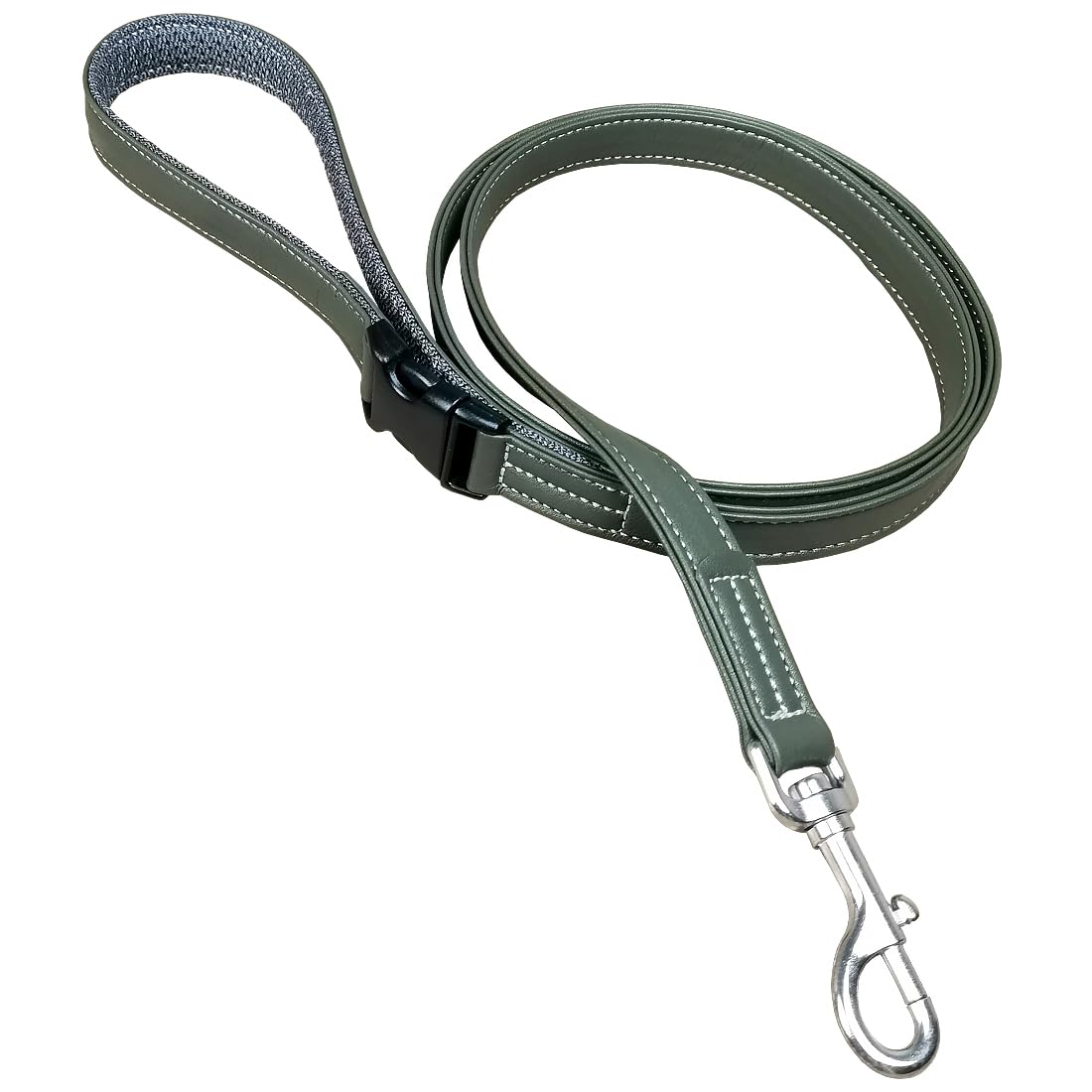 

Beanspet Classic Dog Easy to Dog Большой многофункциональный поводок, Двухслойная кожа, Держать, Поводок, Маленький, Средний, Собаки, Стильный, Популярный, Безболезненный, (С,