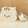 Cartoon Hamster Hideout House Magnetic Door Washable Small PetSleeping Nest Viewing Window Pet Habitat Decors