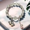 Daisy Popcorn Beaded Bracelet: Elegant Women's Hand Jewelry