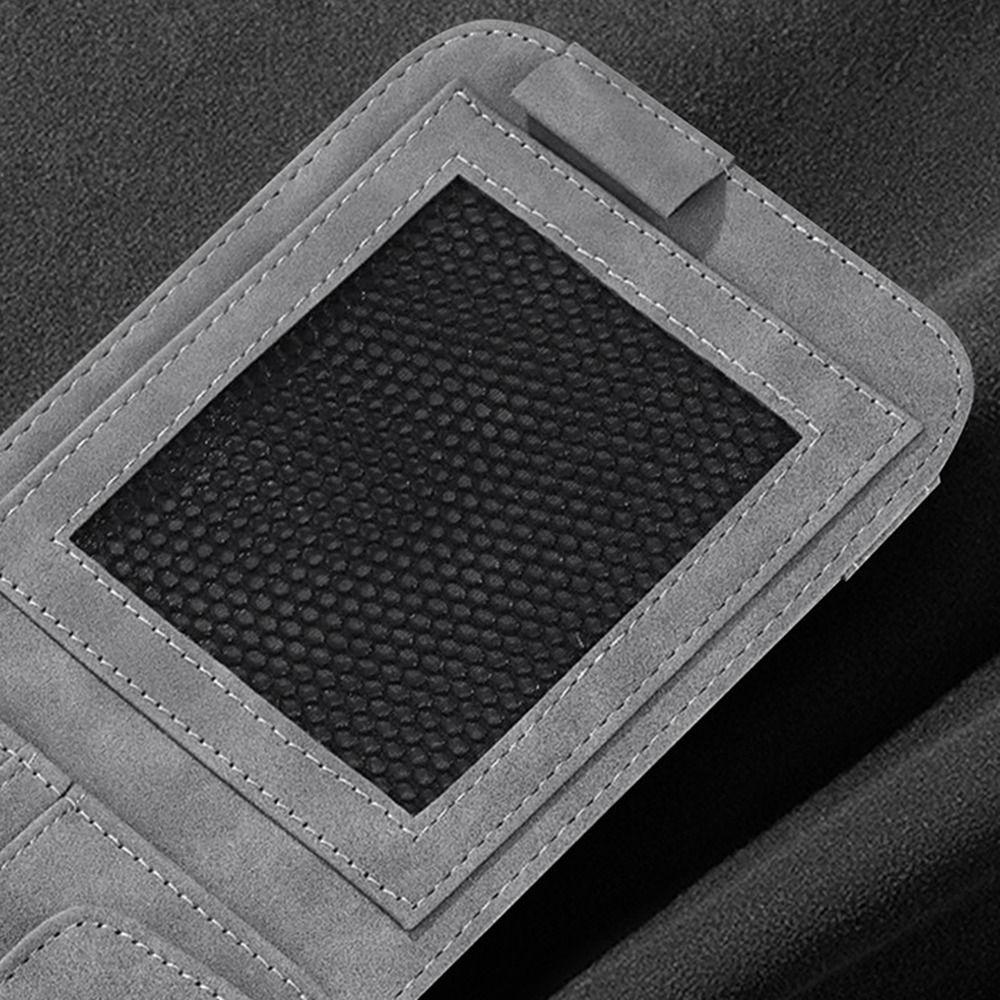 Easy To Install Car Sun Visor Organizer Net Pocket Sun Visor Pocket Vehicle Glasses Holder SUV