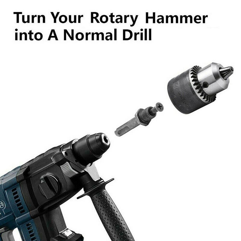 1.5-13mm Drill Chuck 5Pcs Adapter Duty Hammer Heavy