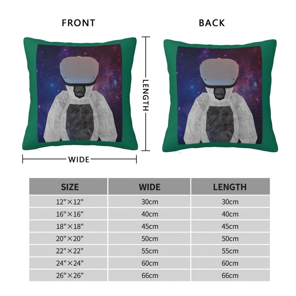 Gorilla Tag Premium Monkey Square Pillowcase Polyester Linen Velvet Printed Zip Decor Throw Pillow Case Sofa Cushion Cover 45X45