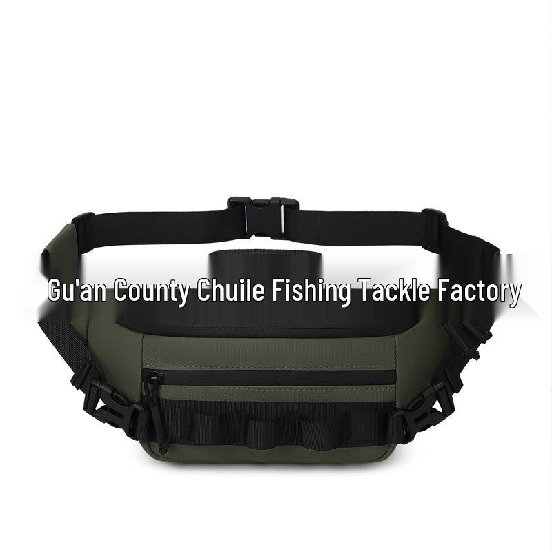 Luya Men's Multifunctional Waterproof Waist Bag for Fishing and Outdoor Travel