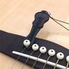 Akustikgitarren-Stegpin-Set mit Stegeinlagen und Metall-Entfernungswerkzeug Geeignet für einfachen Saitenwechsel und Wartung