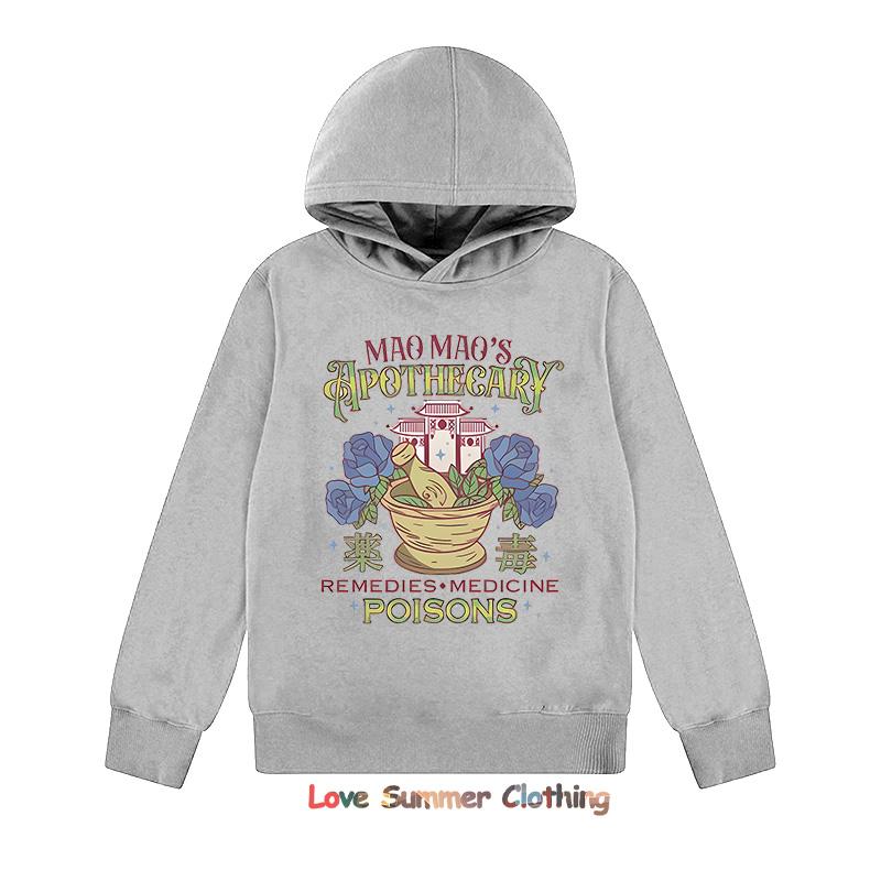 The Apothecary Diaries Hoodie for Girls Age 4-14 HD Print boys Pullover Casual Girls Sweatshirt Fall Many Colors Bulk Discount
