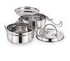 TreegoArt Lunch Box/Tiffin in Acciaio Inossidabile con Clip di Chiusura Compatta e Durevole Perfetta Per Ufficio e Scuola - Confezione da 1