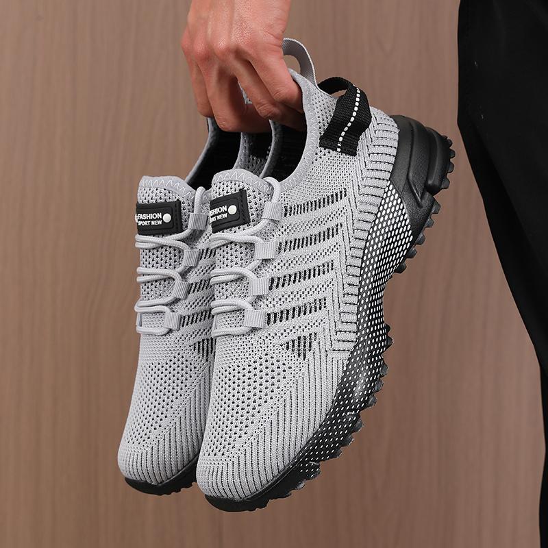 New Mesh Men'S Running Shoes Outdoor Casual Walking Fashion Sports Shoes Breathable  Comfortable Training Tennis Shoes For Men