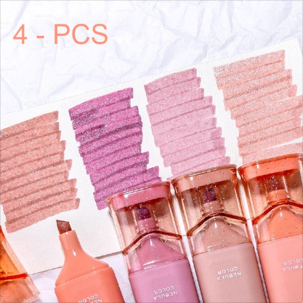 

4 цвета/набор пастельных маркеров Канцелярские принадлежности Цветные маркеры Ручки Школа A