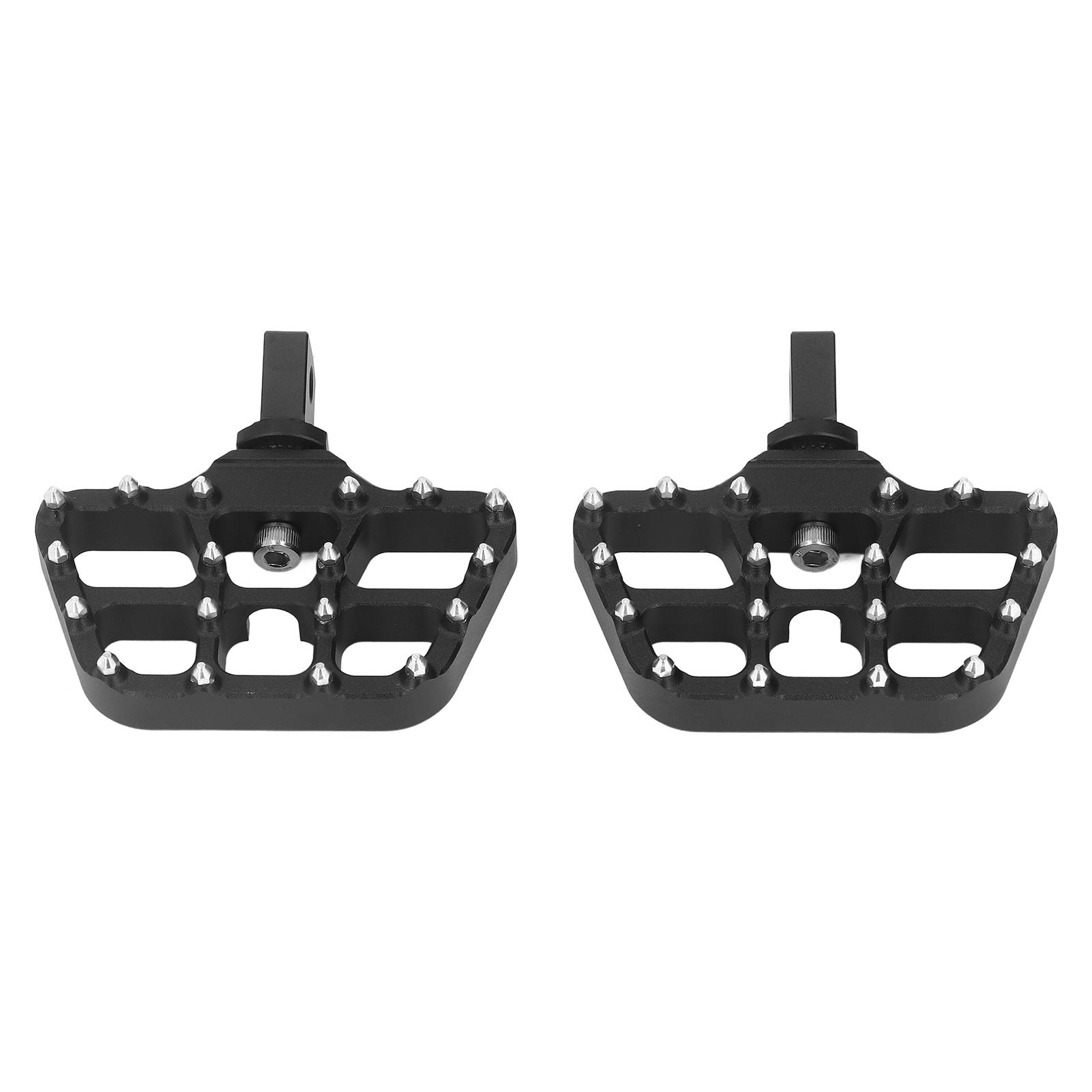 

1 Pair Driver Footpegs Anti Slip Motorcycle Front Foot Pedal Replacement for R18 2020‑2022+ Silver срібний