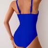 Push Up Women One Piece Swimsuit Sexy Mesh Swimwear Female Beach Bathing Suit