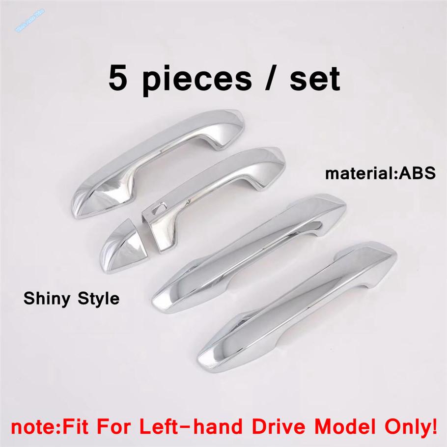 For Kia Seltos  - 2024 Carbon Fiber / Shiny Car Outside Door Pull Doorknob Handle Bowl Cover Trim ABS Exterior Accessories