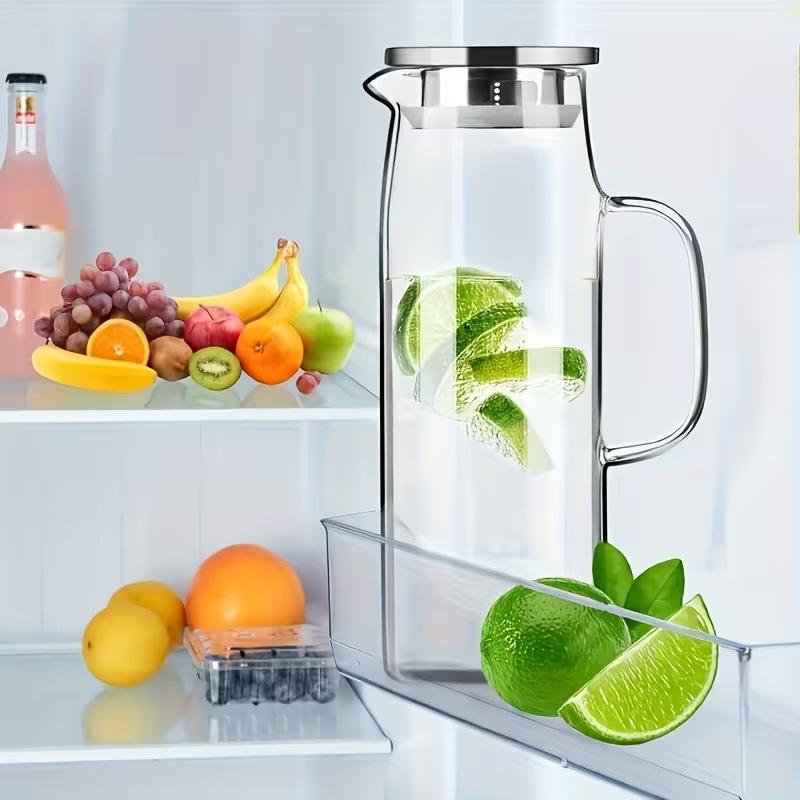 High Capacity Borosilicate Glass Cold Water Kettle and Juice Dispenser