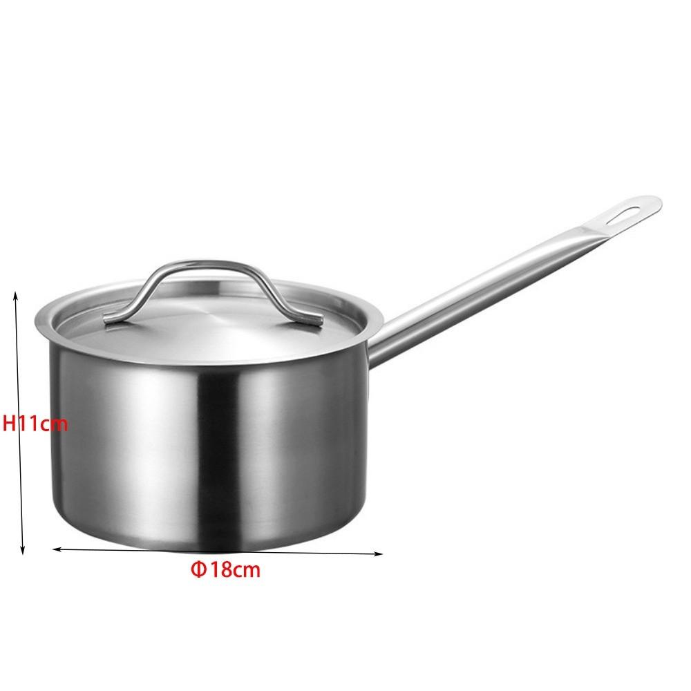 Stainless Steel Cooking Pot Practical Milk Pot New Sauce Pan  Kitchen Supplies